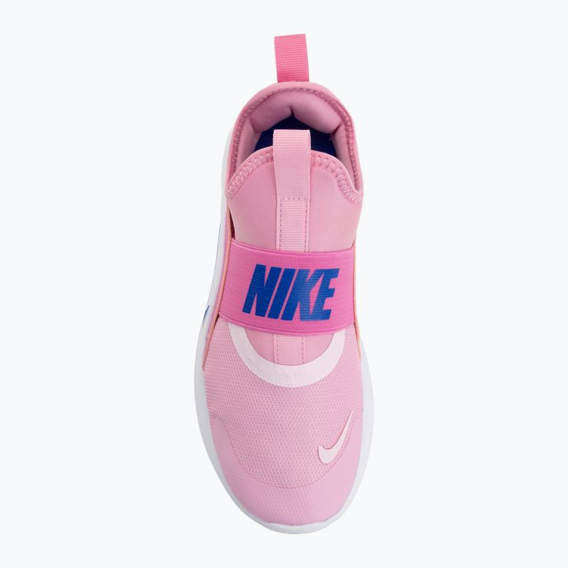 Buty dziecięce Nike Flex Runner 4 pink rise/playful pink/racer blue 5