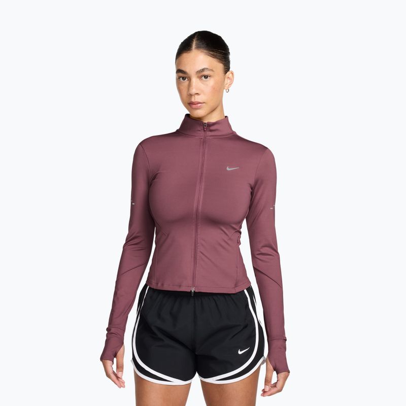 Bluza do biegania damska Nike Swift Dri-Fit Full Zip pink smoke