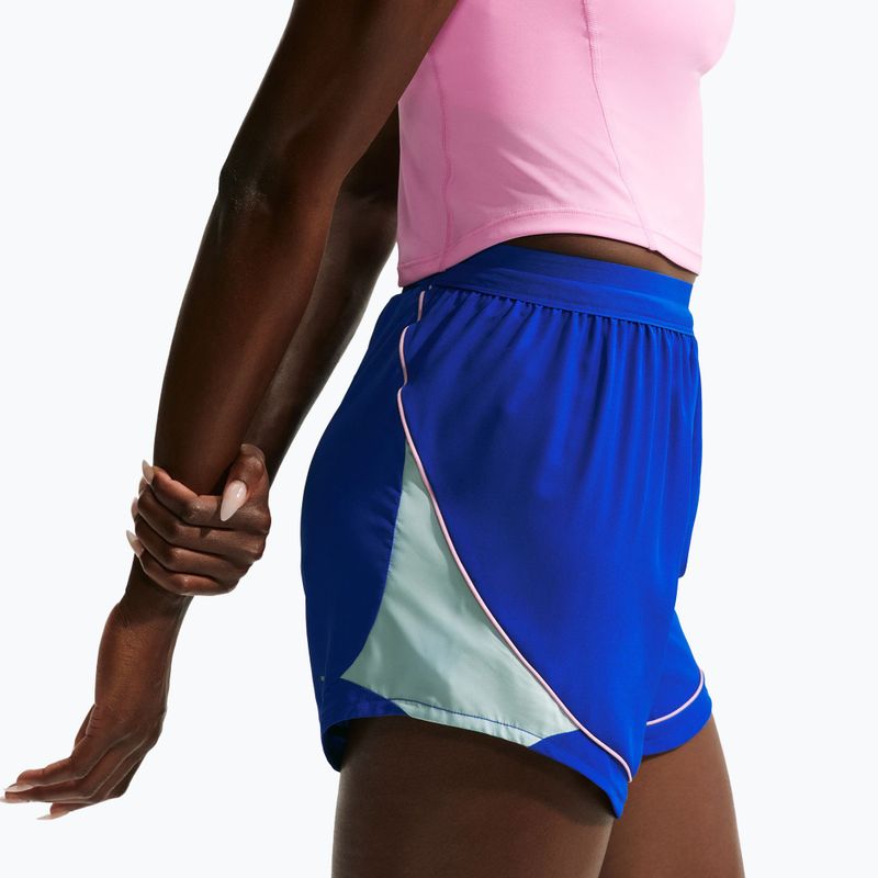 Spodenki do biegania damskie Nike Tempo Dri-Fit Unlined old royal/football grey/pink rise 5