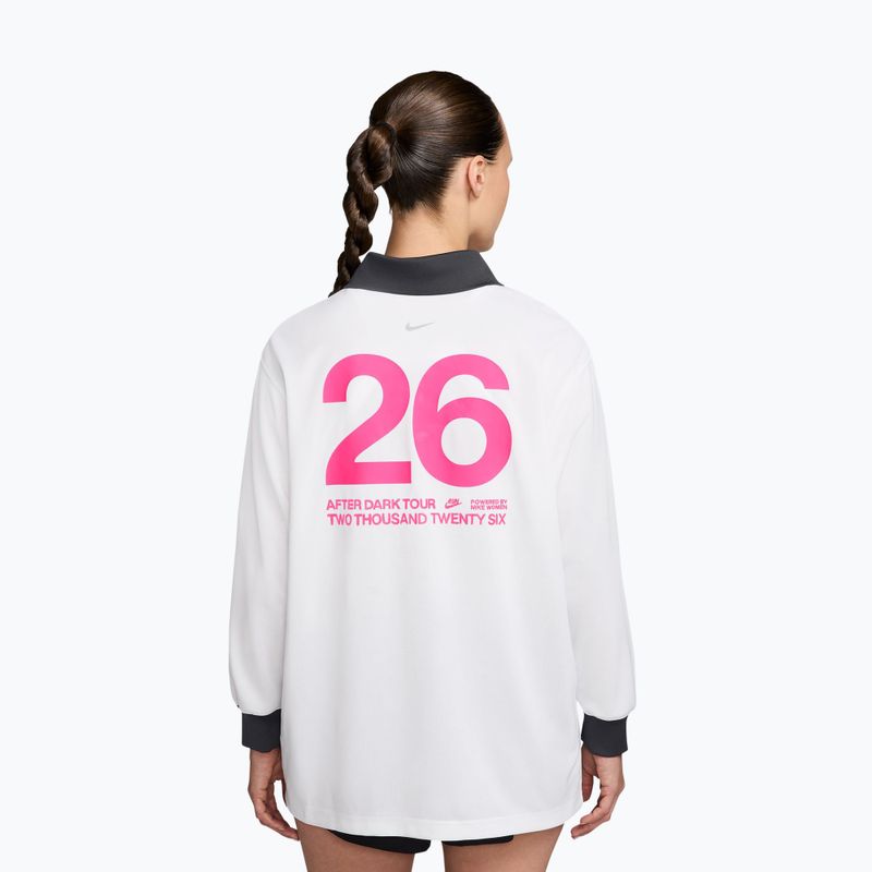 Longsleeve do biegania damski Nike After Dark Tour white/anthracite 2