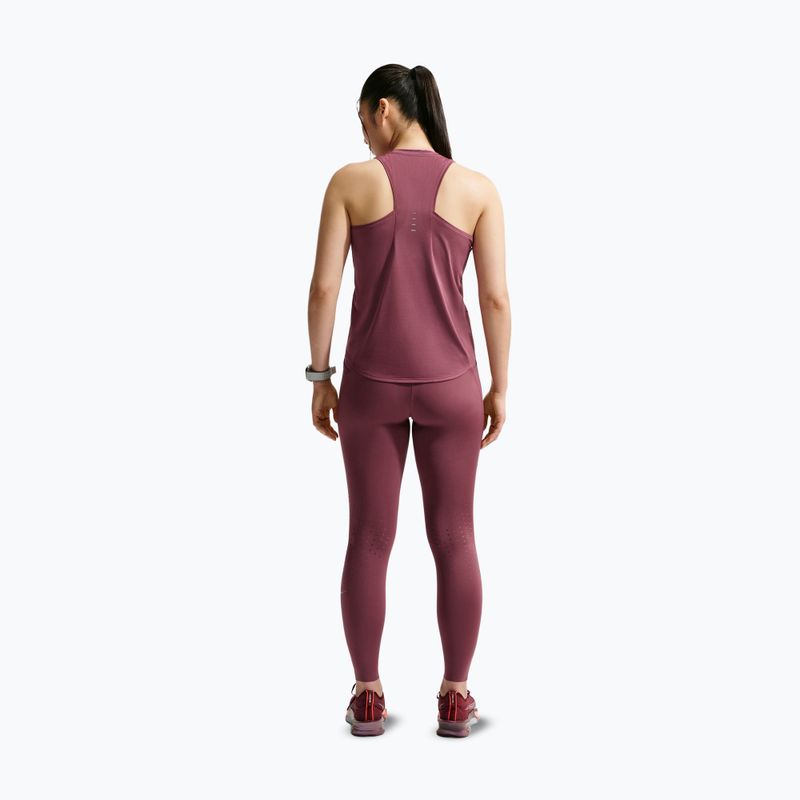 Koszulka do biegania damska Nike Swift Dri-Fit Tank Top pink smoke 3