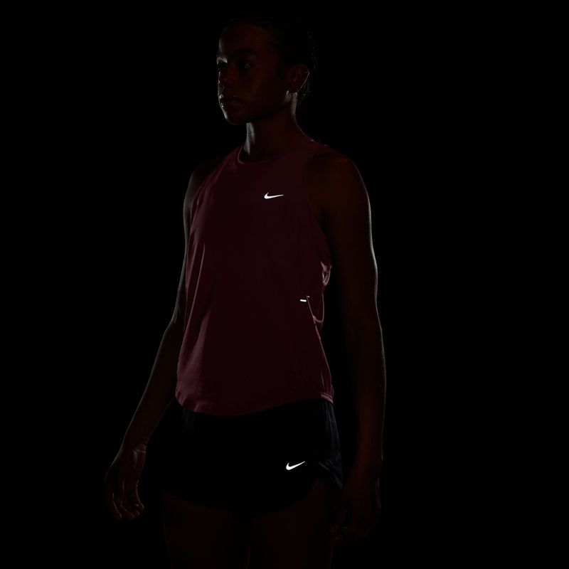 Koszulka do biegania damska Nike Swift Dri-Fit Tank Top pink smoke 7