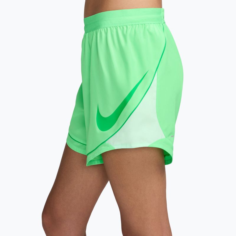 Spodenki do biegania damskie Nike Tempo Dri-Fit Unlined illusion green/barely green/green spark 3