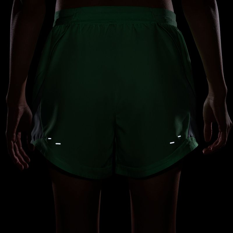 Spodenki do biegania damskie Nike Tempo Dri-Fit Unlined illusion green/barely green/green spark 5