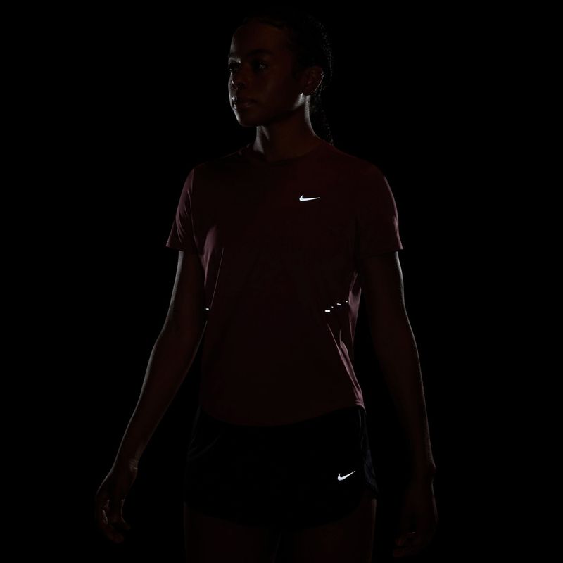 Koszulka do biegania damska Nike Swift Dri-Fit pink smoke 7