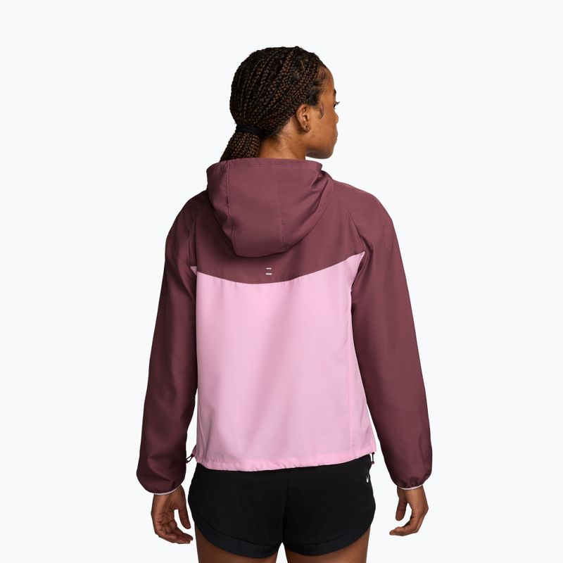 Kurtka do biegania damska Nike Tempo Windrunner pink smoke/pink rise 2