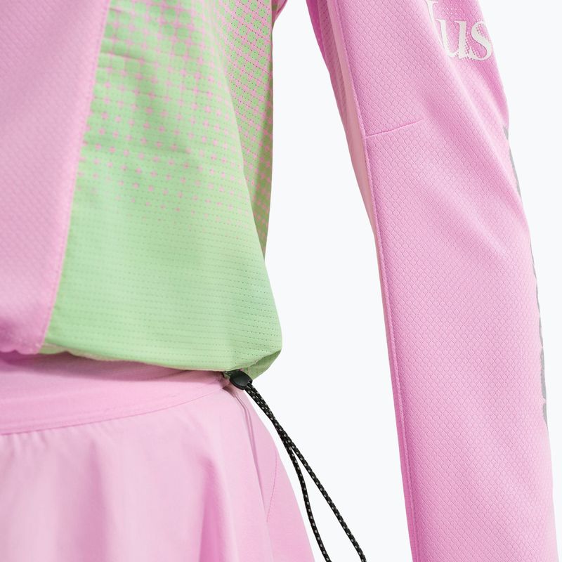 Longsleeve do biegania damski Nike Swift Jersey Top pink rise/illusion green 6