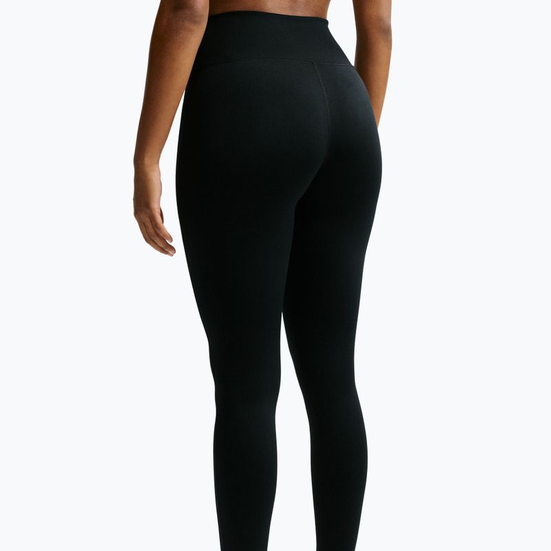 Legginsy treningowe damskie Nike One black/white 5