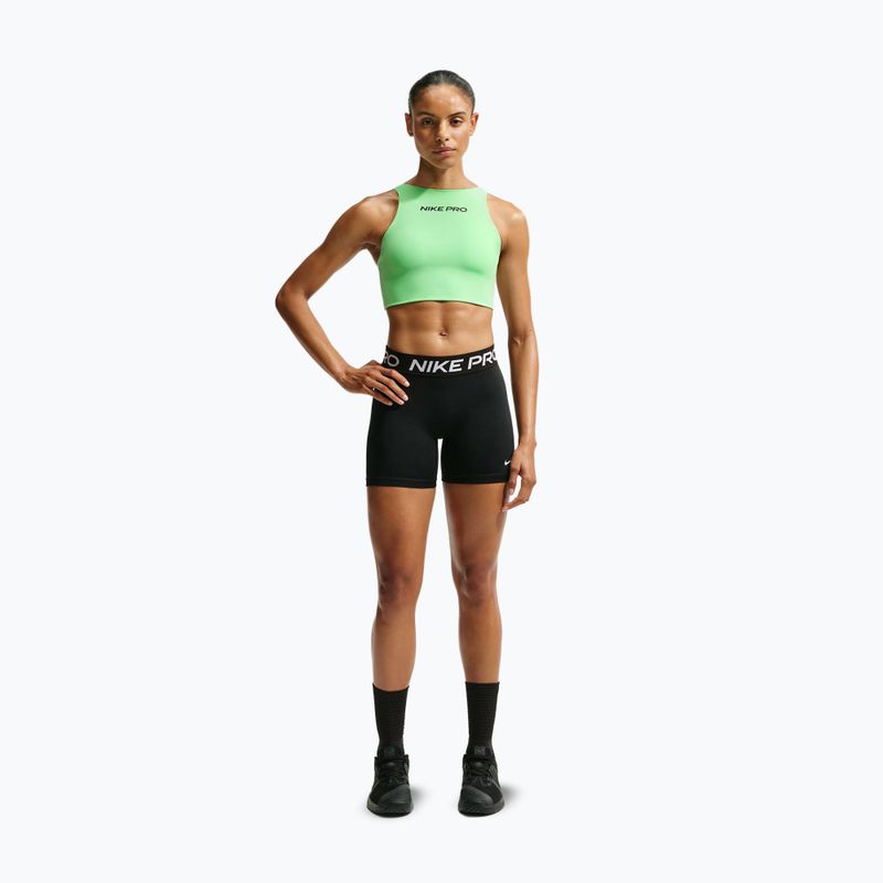 Biustonosz treningowy Nike Pro Sculpt illusion green/black 2