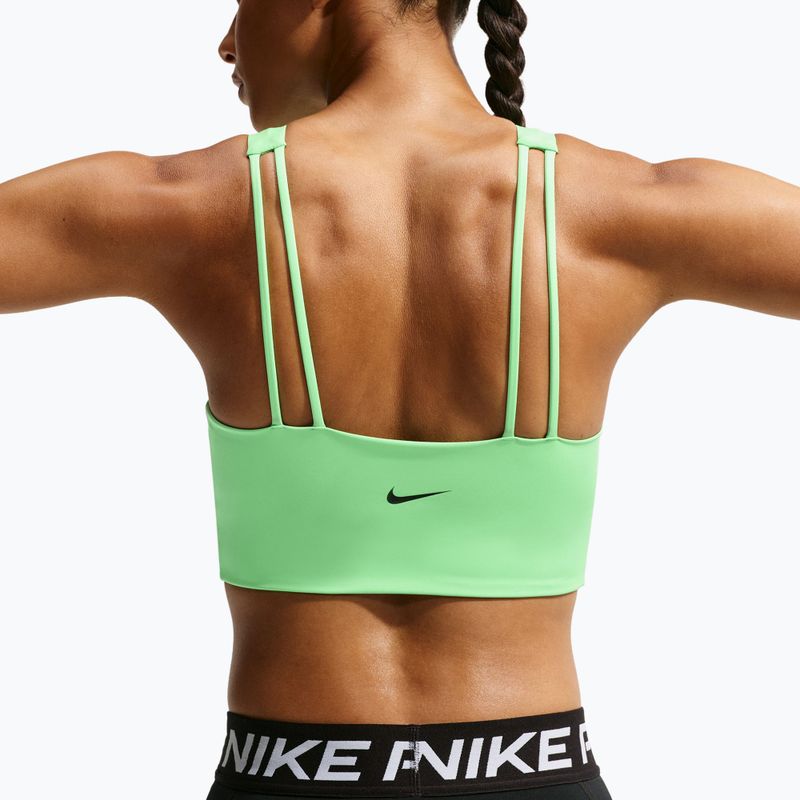 Biustonosz treningowy Nike Pro Sculpt illusion green/black 4