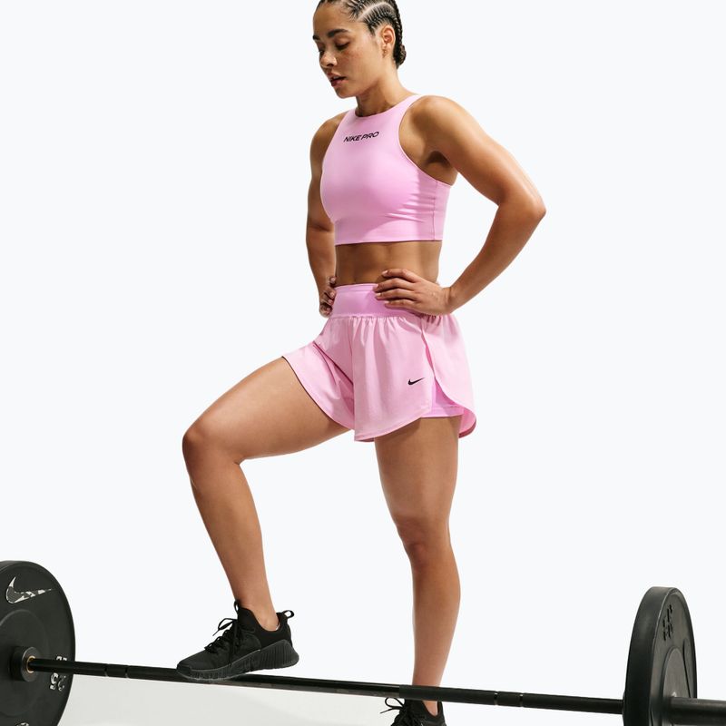 Spodenki treningowe damskie Nike Pro Sculpt pink rise/black 6
