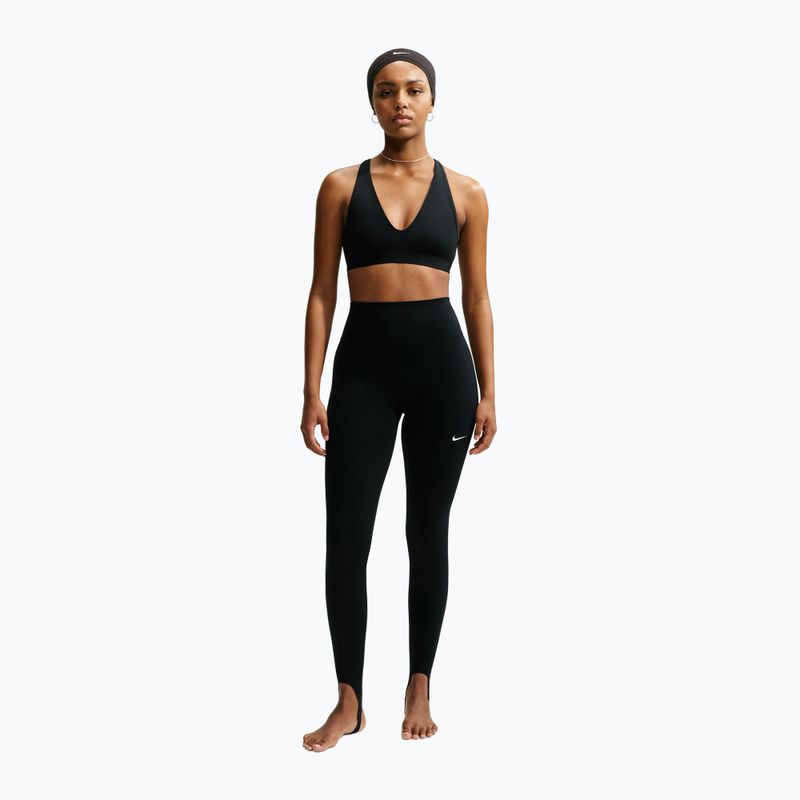 Biustonosz treningowy Nike Indy Strappy black/white 2