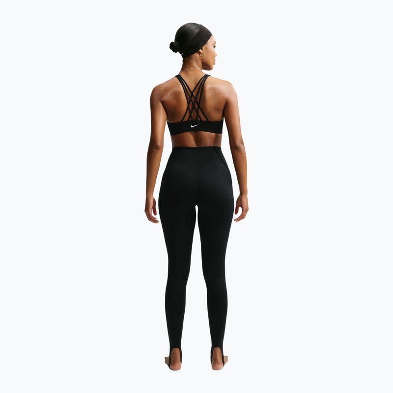 Biustonosz treningowy Nike Indy Strappy black/white 3