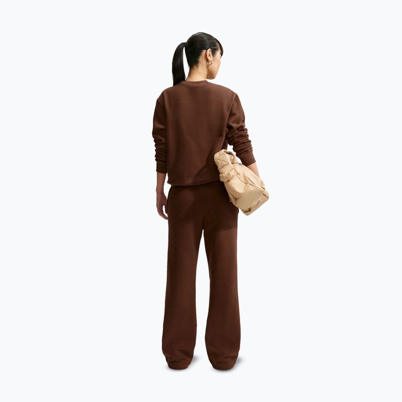 Bluza damska Nike Studio Fleece cacao wow/sail 3