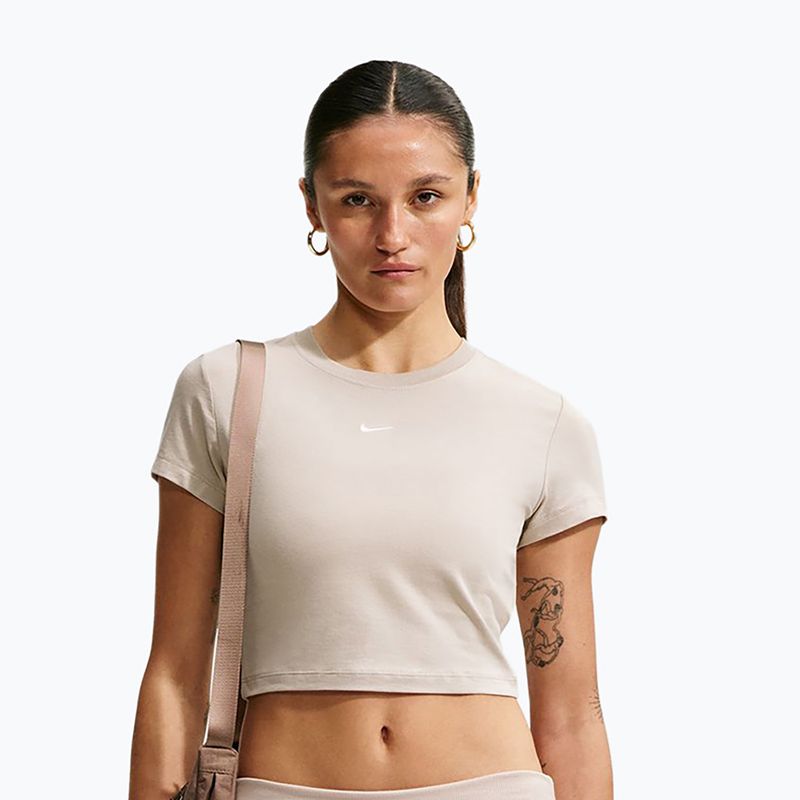 Koszulka damska Nike Sportswear Chill Knit cream Ii/sail