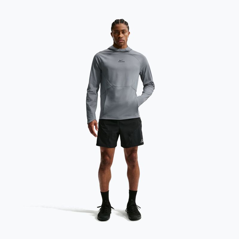 Bluza treningowa męska Nike Pro smoke grey/black 2