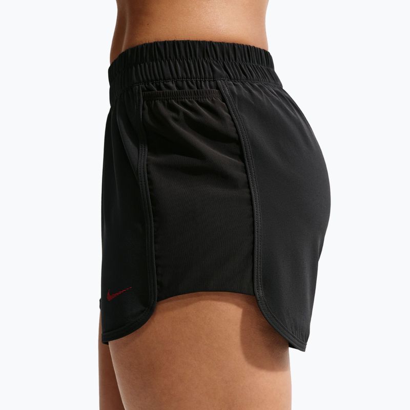 Spodenki treningowe damskie Nike One black/black/university red 5