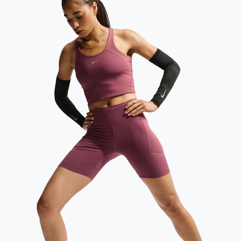 Spodenki do biegania damskie Nike Swift pink smoke 6