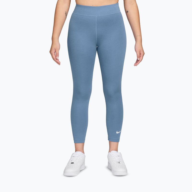 Legginsy damskie Nike Sportswear Classic work blue/white