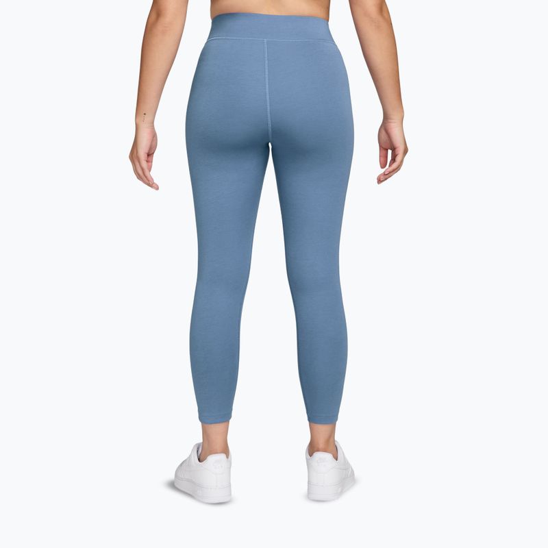 Legginsy damskie Nike Sportswear Classic work blue/white 2