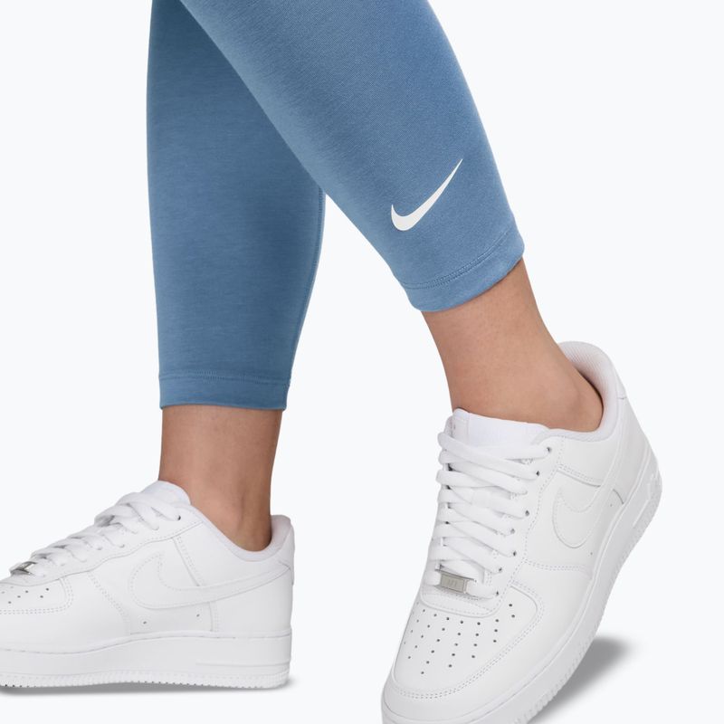 Legginsy damskie Nike Sportswear Classic work blue/white 3