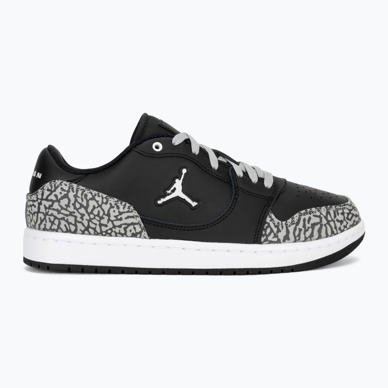 Buty męskie Nike Jordan Court Connect Low SE black/light smoke grey/dark grey/white 2
