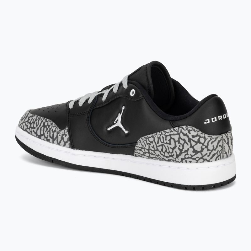 Buty męskie Nike Jordan Court Connect Low SE black/light smoke grey/dark grey/white 3