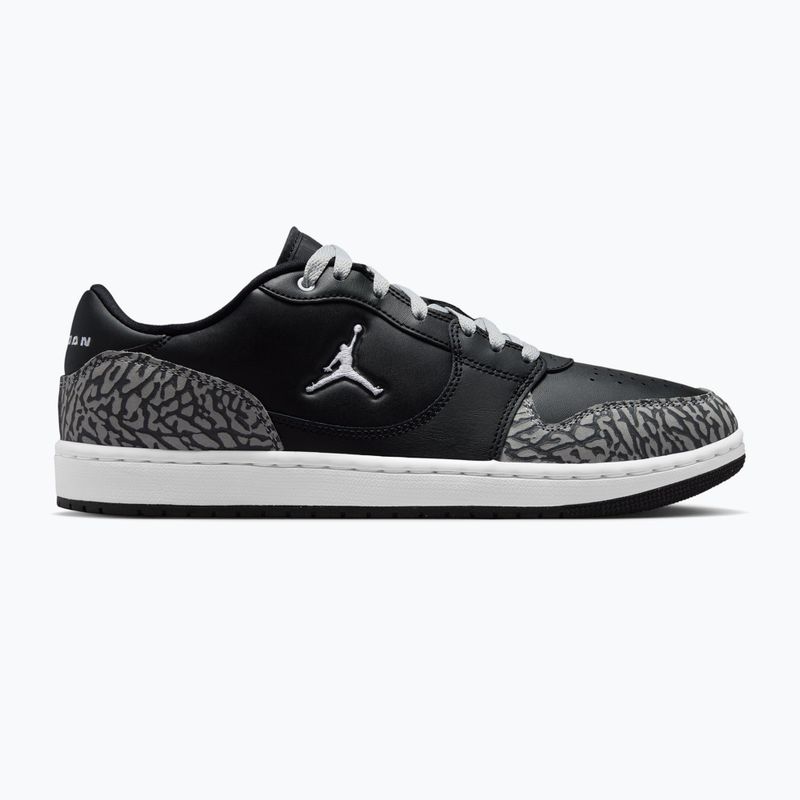 Buty męskie Jordan Court Connect Low SE black/light smoke grey/dark grey/white 2