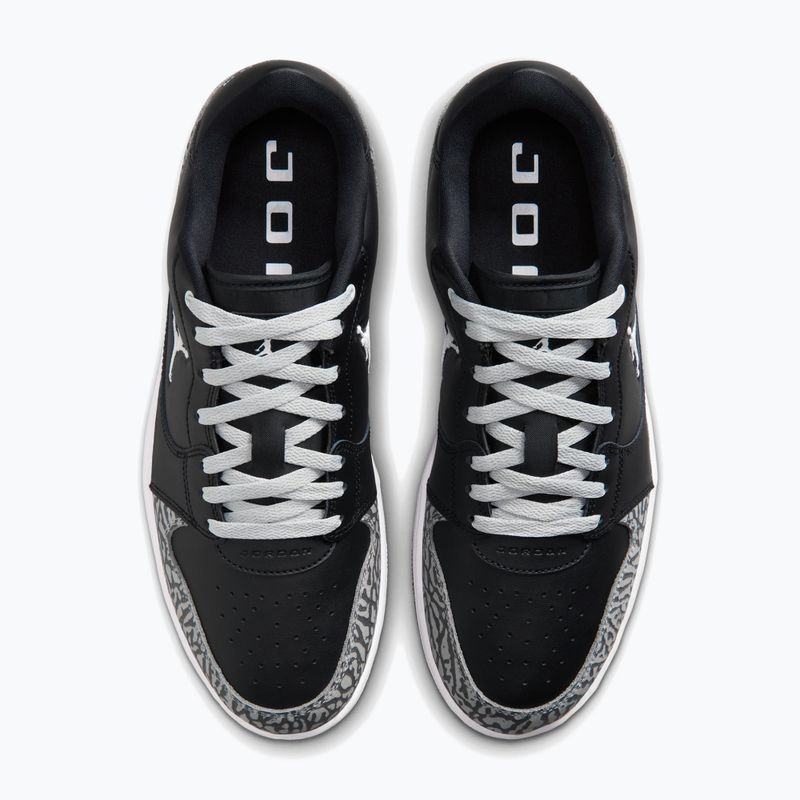 Buty męskie Jordan Court Connect Low SE black/light smoke grey/dark grey/white 3