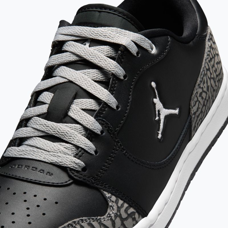 Buty męskie Nike Jordan Court Connect Low SE black/light smoke grey/dark grey/white 8