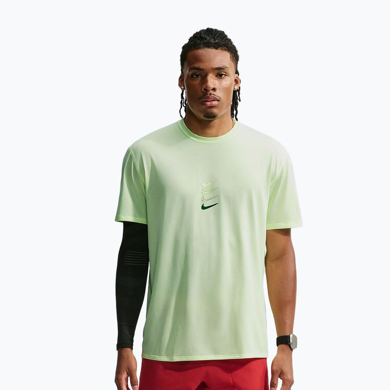 Koszulka do biegania męska Nike Dri-Fit Running Top barely volt