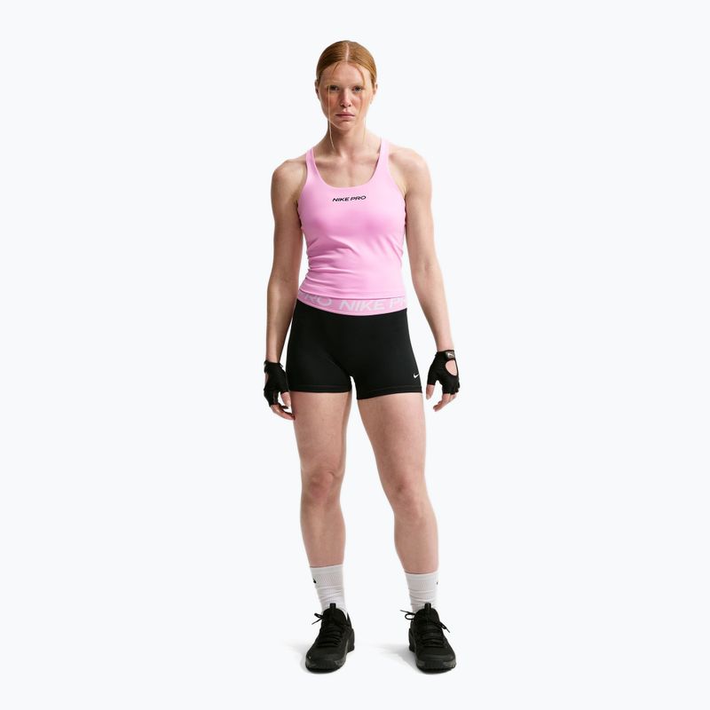Koszulka treningowa damska Nike Pro Sculpt pink rise/black 2
