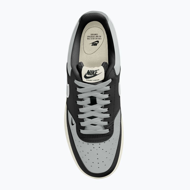 Buty męskie Nike Court Vision Low black/light smoke grey/sail/light smoke grey 4