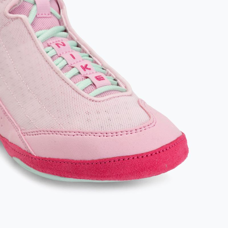 Buty zapaśnicze Nike Inflict 4 pink foam/desert pink/pink rise/rrtic green 7