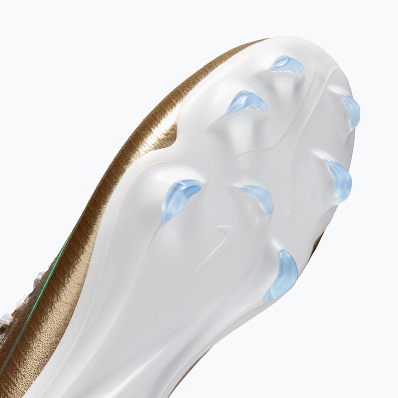 Buty piłkarskie dziecięce Nike Jr. Vapor 17 Pro "Kylian Mbappé" Jr FG Metallic Gold/Green Glow 5