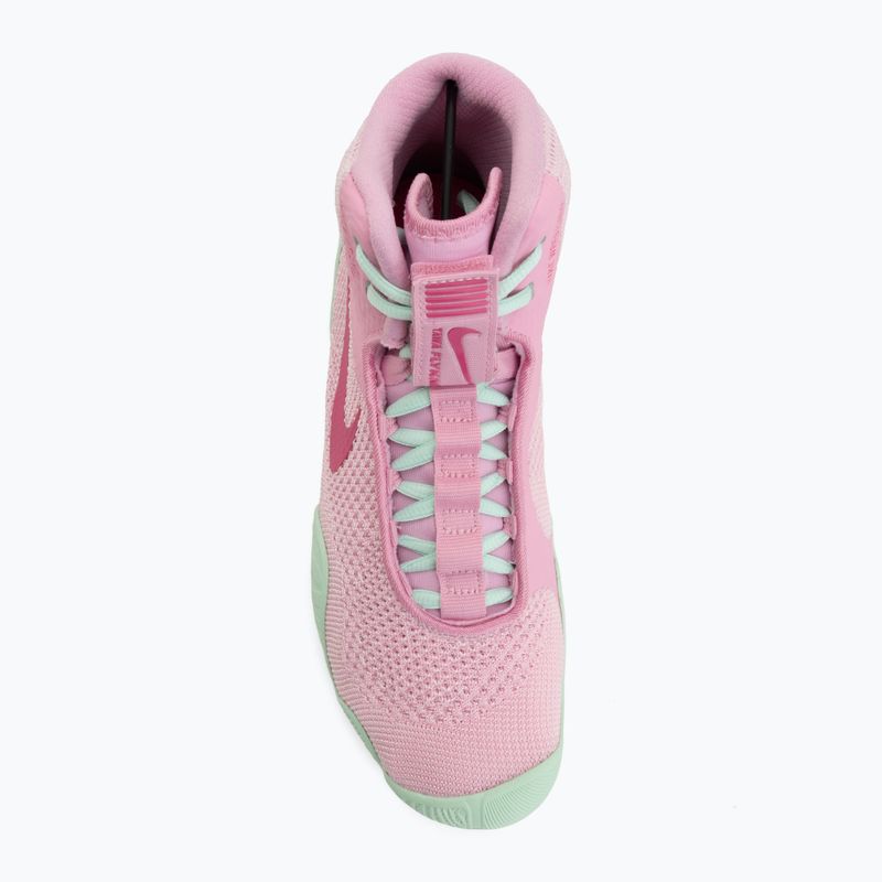 Buty zapaśnicze Nike Tawa pink foam/pink rise/arctic green/desert pink 5