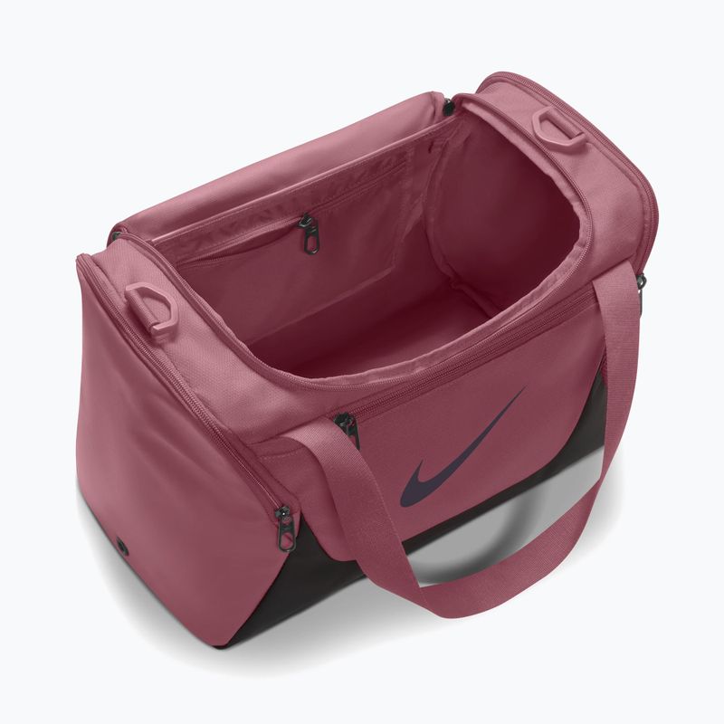 Torba treningowa Nike Brasilia Duffel Extra Small 24 l pink smoke/black/gridiron 4