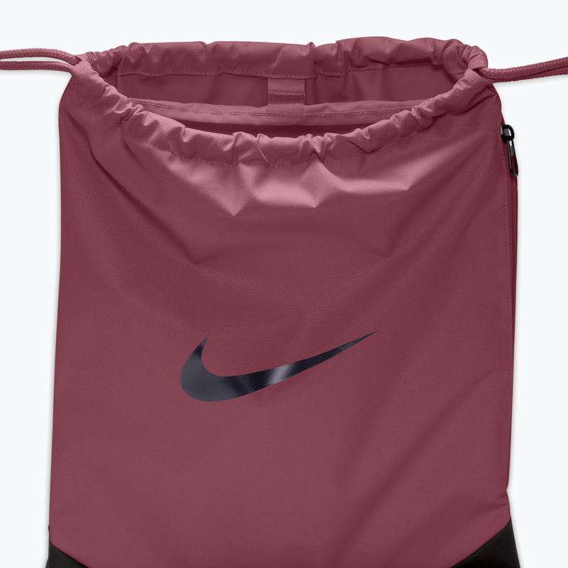Worek Nike Brasilia 18 l pink smoke/black/gridiron 3