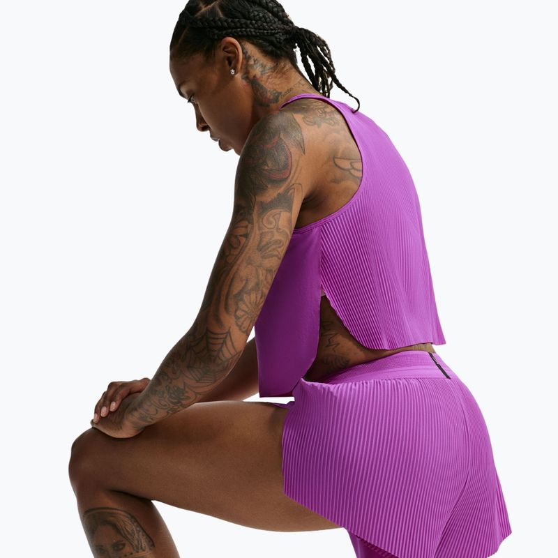 Koszulka do biegania damska Nike AeroSwift Dri-Fit ADV vivid purple/purple pulse 5