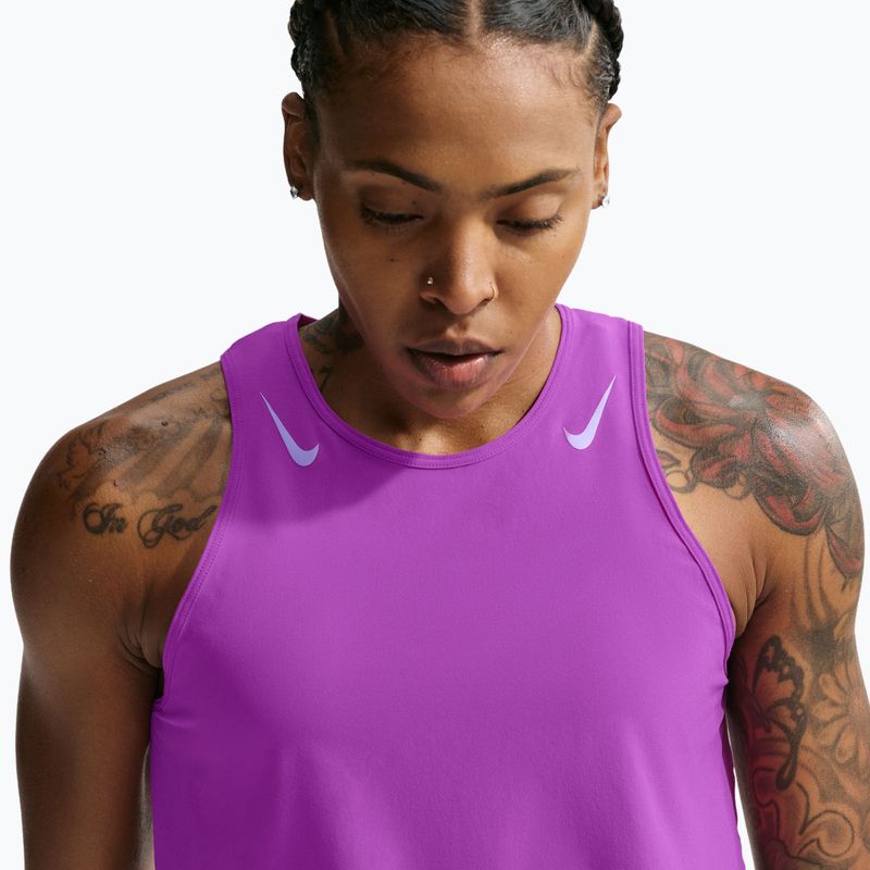 Koszulka do biegania damska Nike AeroSwift Dri-Fit ADV vivid purple/purple pulse 6