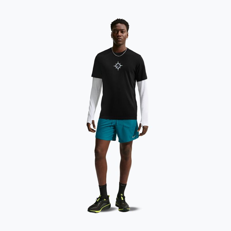 Koszulka do biegania męska Nike Dri-Fit Graphic black/action grape 2