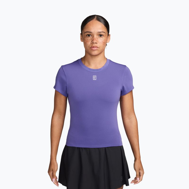 Koszulka do tenisa damska Nike Court Advantage dark iris/white