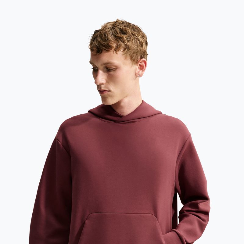 Bluza treningowa męska Nike 24.7 ImpossiblySoft Light Boulder/Black/Burgundy Crush 4