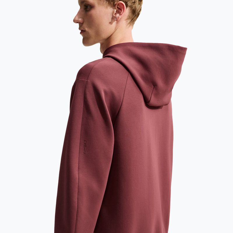 Bluza treningowa męska Nike 24.7 ImpossiblySoft Light Boulder/Black/Burgundy Crush 5