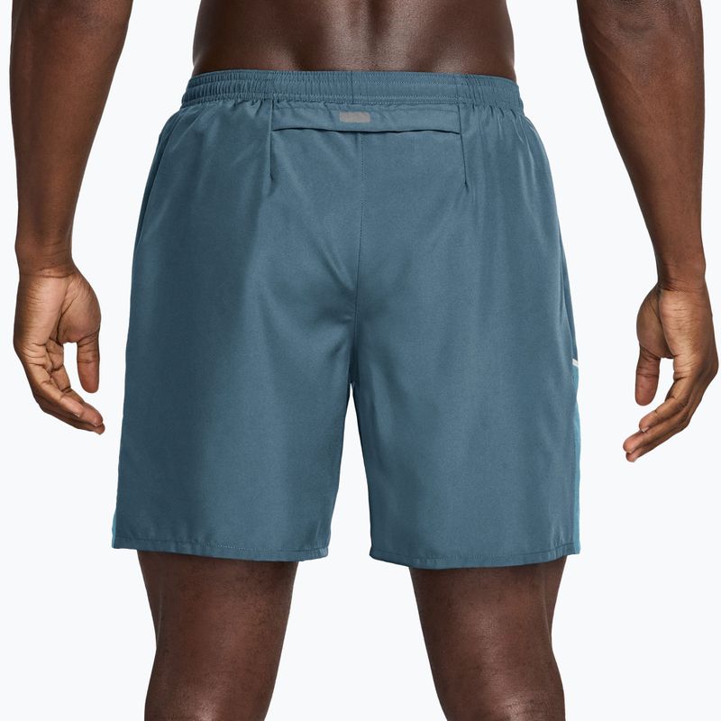 Spodenki do biegania męskie Nike Miler Dri-Fit 2in1 7" smokey blue/cerulean 2