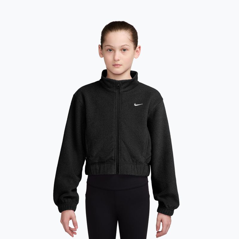 Bluza dziecięca Nike Pro Therma-FIT Full-Zip black/white