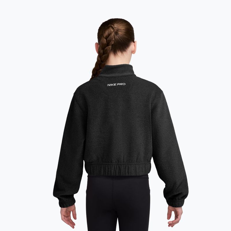 Bluza dziecięca Nike Pro Therma-FIT Full-Zip black/white 2