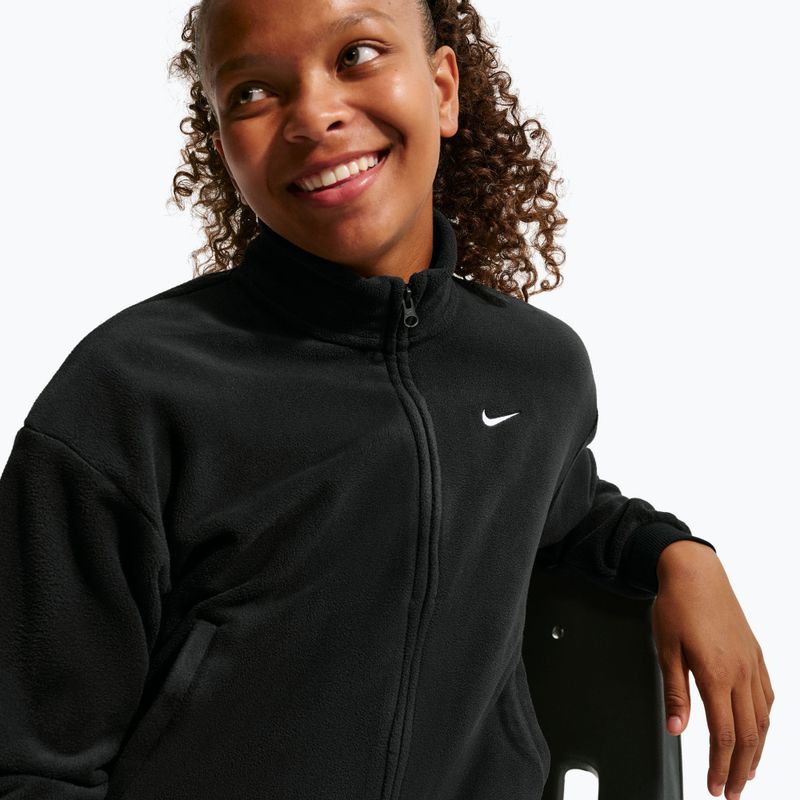 Bluza polarowa dziecięca Nike Sportswear black/white 5