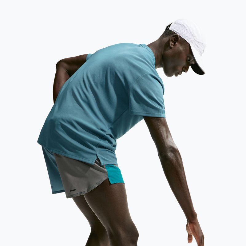 Koszulka do biegania męska Nike Miler Dri-Fit UV smokey blue 6