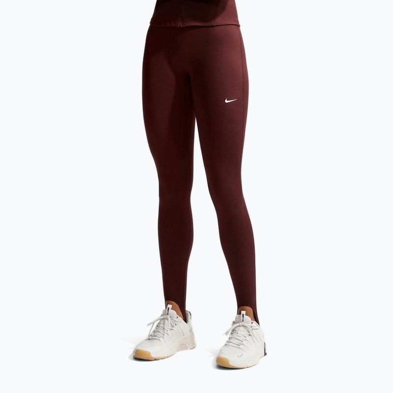 Legginsy treningowe damskie Nike One mystic dates/white